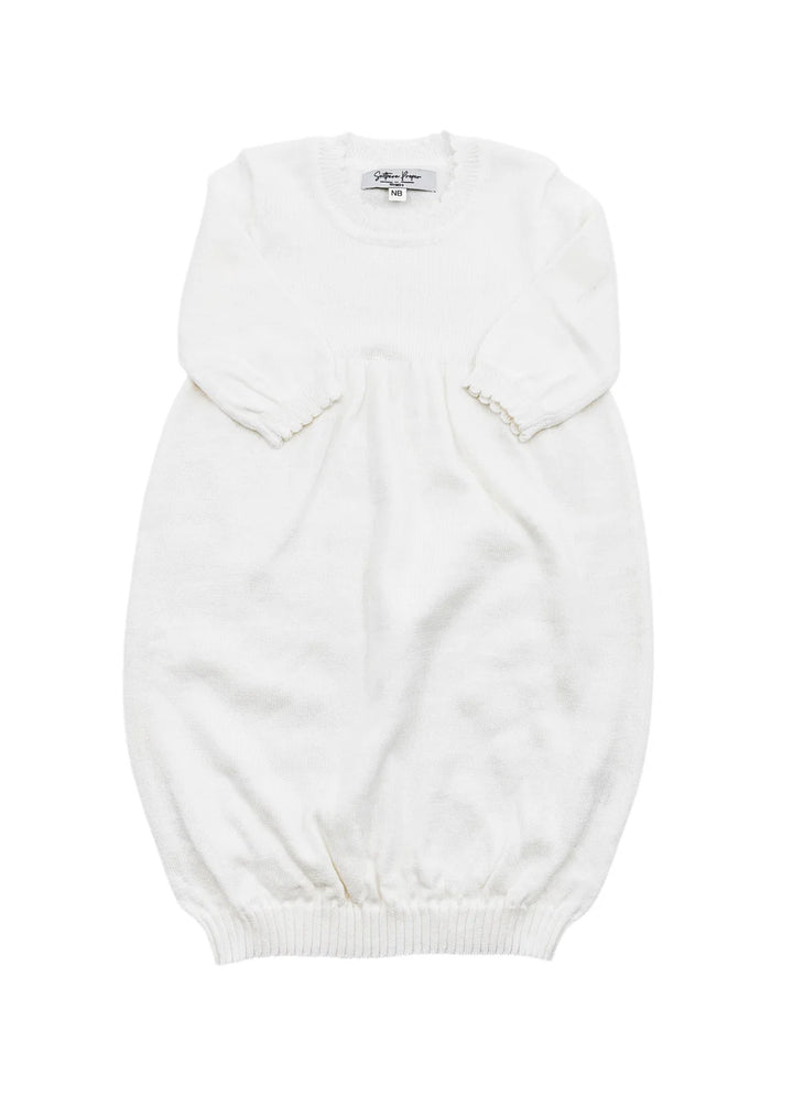 Knitted Newborn Gown