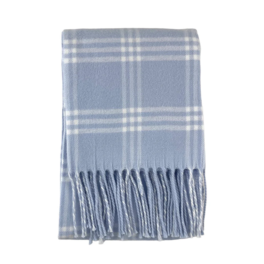 Baby Windowpane Check Flannel Blanket