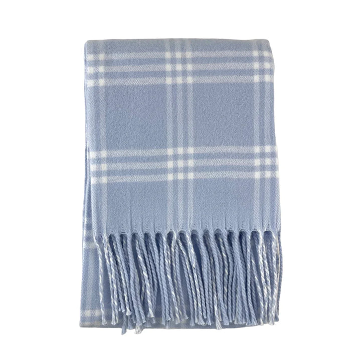 Baby Windowpane Check Flannel Blanket