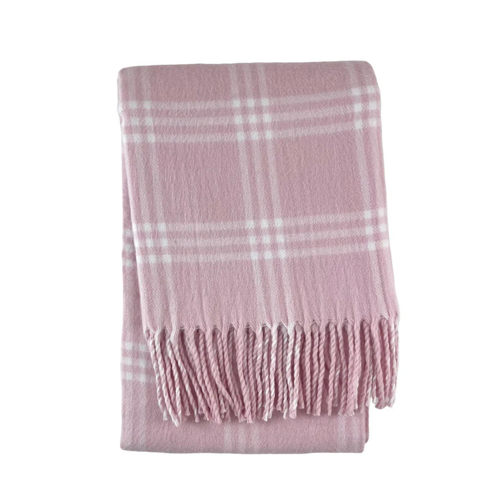 Baby Windowpane Check Flannel Blanket