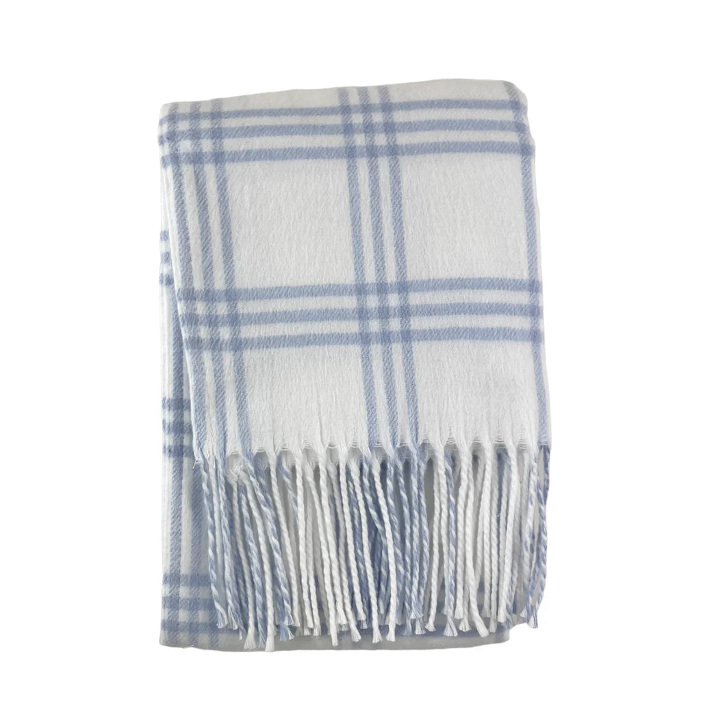 Baby Windowpane Check Flannel Blanket