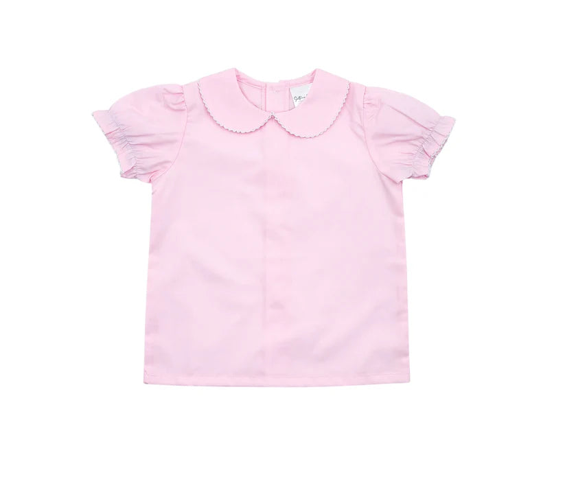 Classic Woven Peter Pan Blouse