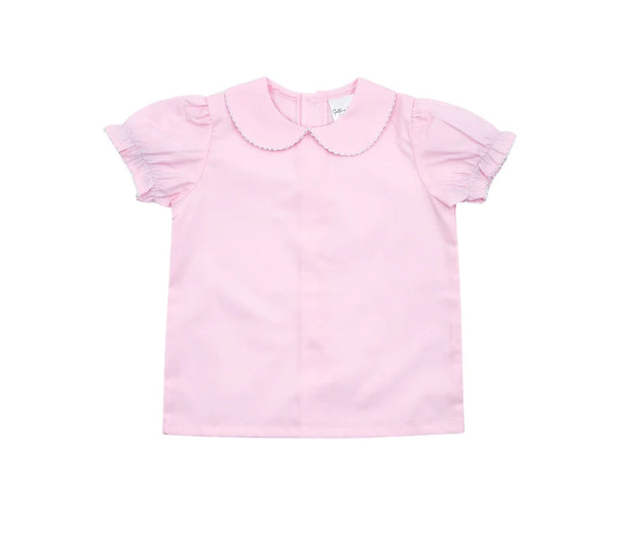 Classic Woven Peter Pan Blouse