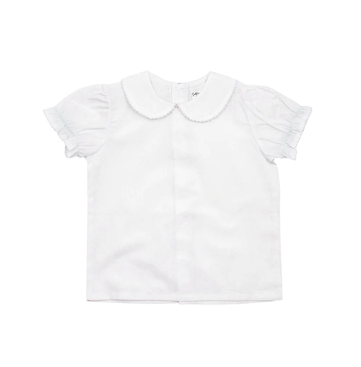 Classic Woven Peter Pan Blouse