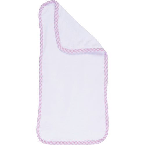 Gingham Trim Bib