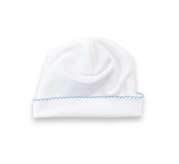 Newborn Hat w/ Picot Trim