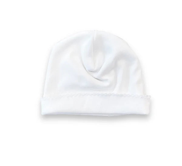 Newborn Hat w/ Picot Trim