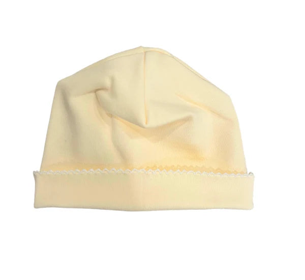 Newborn Hat w/ Picot Trim