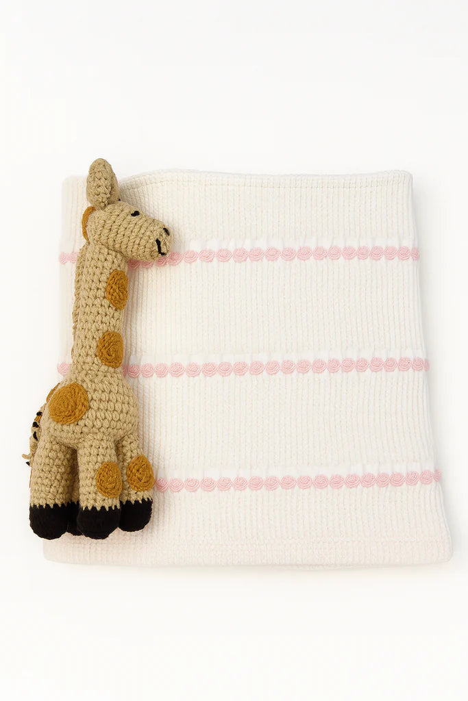 Heritage Stripe Pucker Baby Blanket