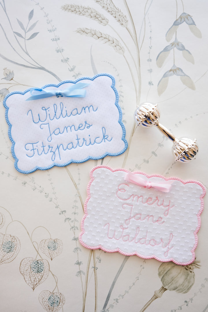 Newborn Name Announcement Sign