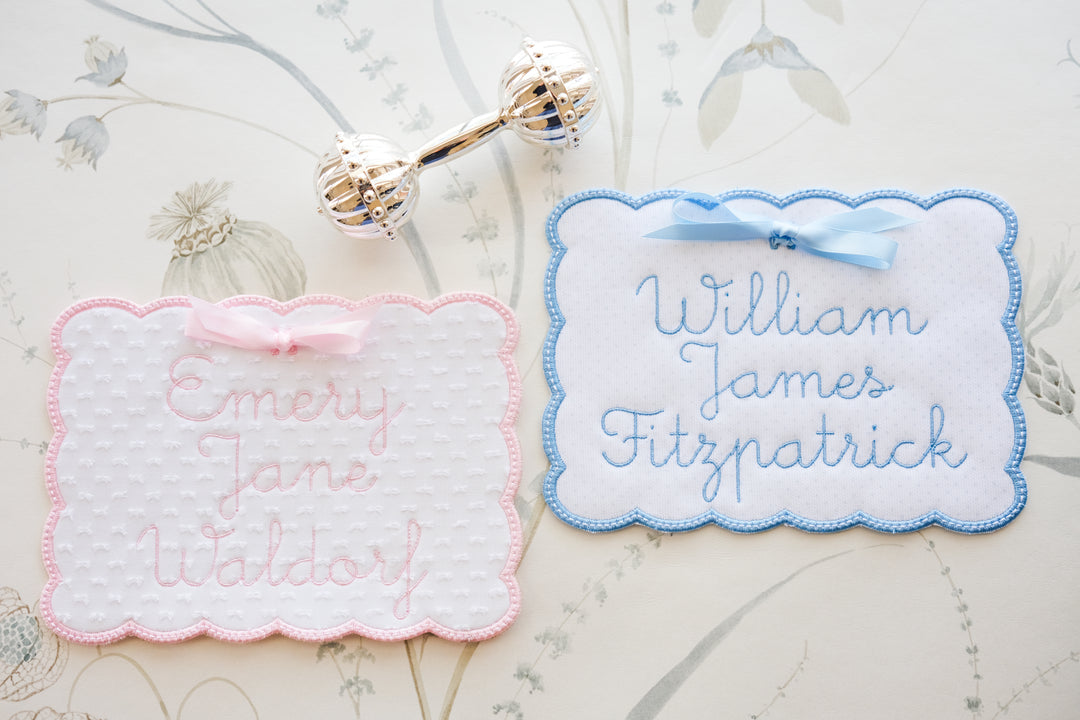 Newborn Name Announcement Sign
