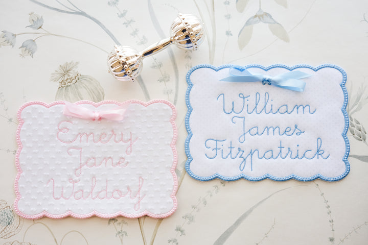 Newborn Name Announcement Sign
