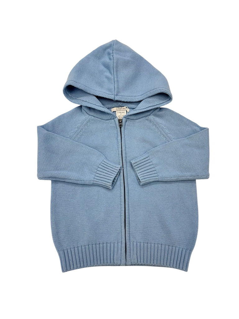 Classic Knit Zip Hoodie