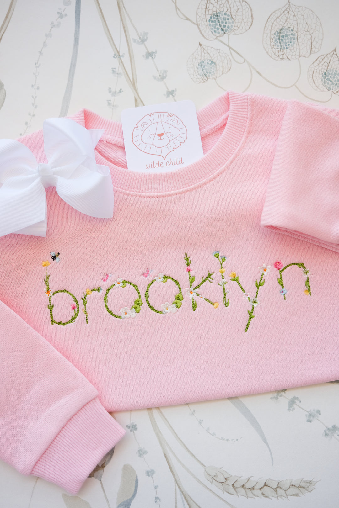 Girl's Puff Sleeve Sweatshirt