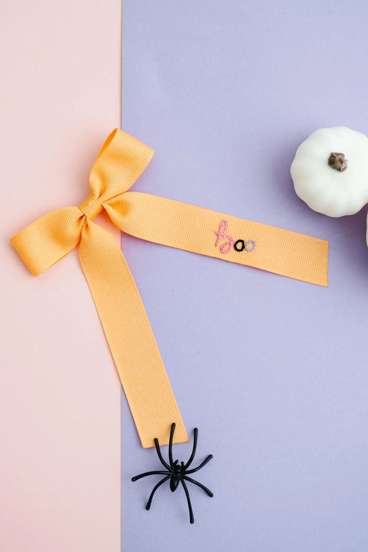 Hand Embroidered Halloween Bows *PRE ORDER*
