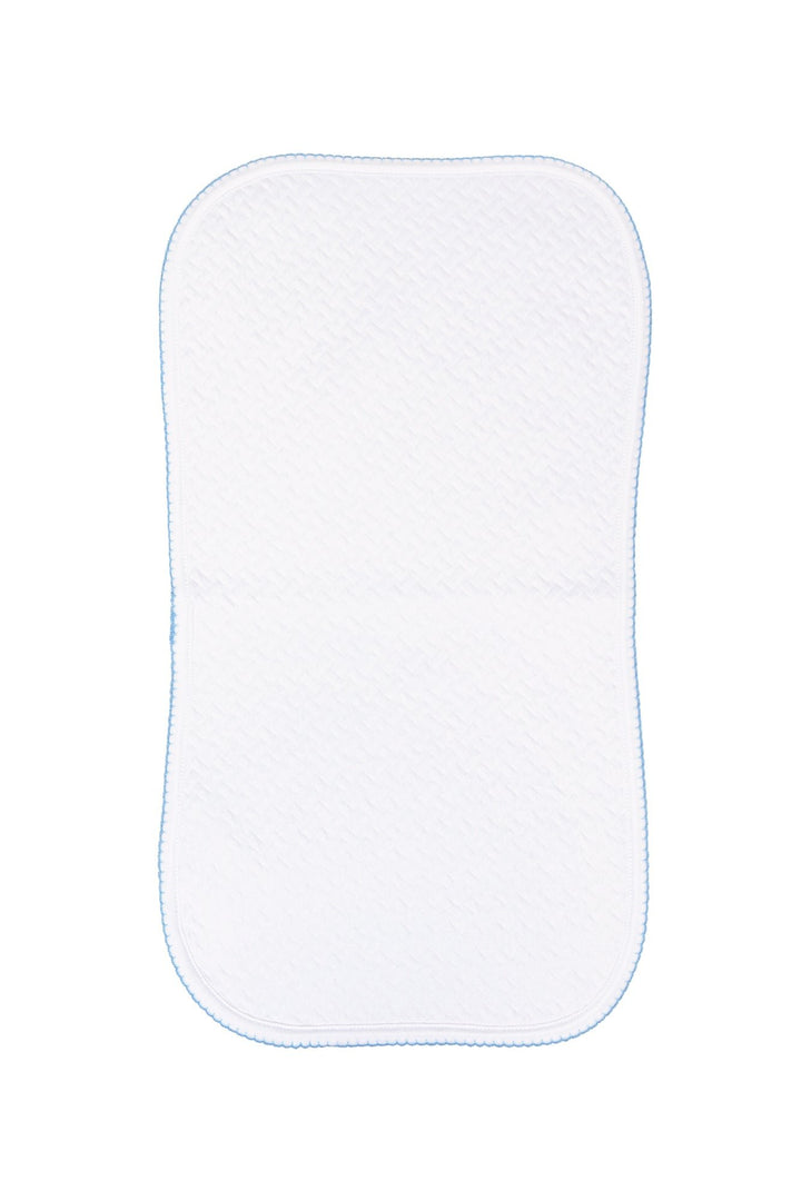 Basket Weave Baby Burp Cloth