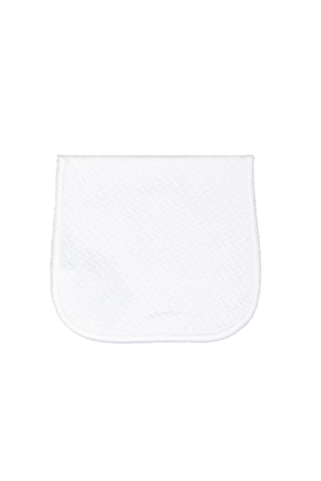 Basket Weave Baby Burp Cloth