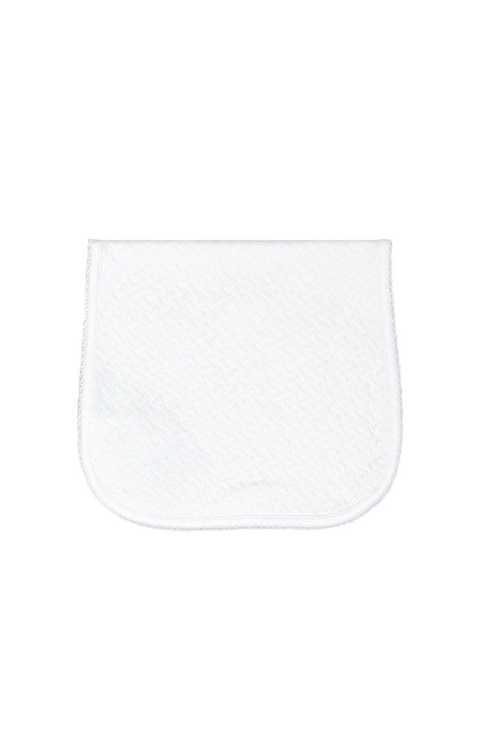Basket Weave Baby Burp Cloth