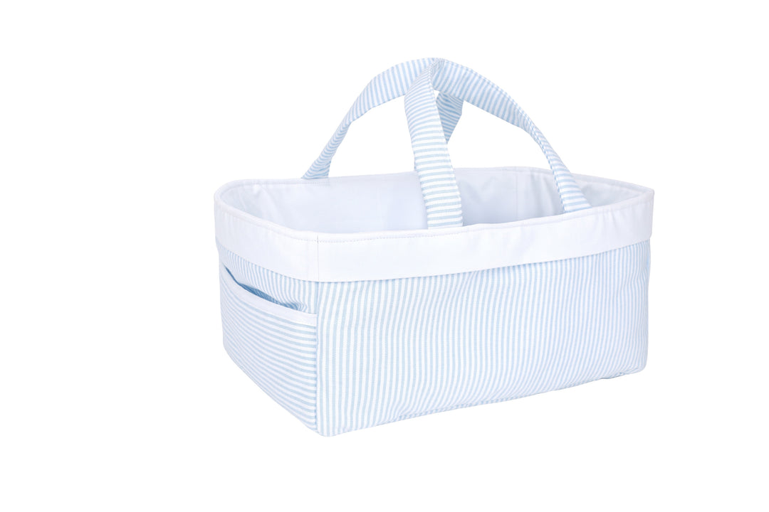 Blue Seersucker Changing Bag