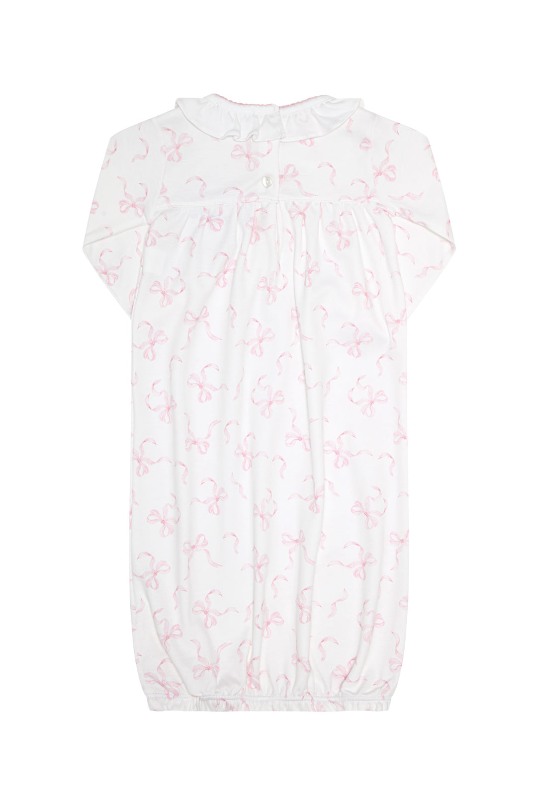 Charming Bows Print Newborn Gown Nellapima