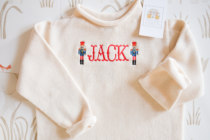 Boys Christmas Rollneck Sweater