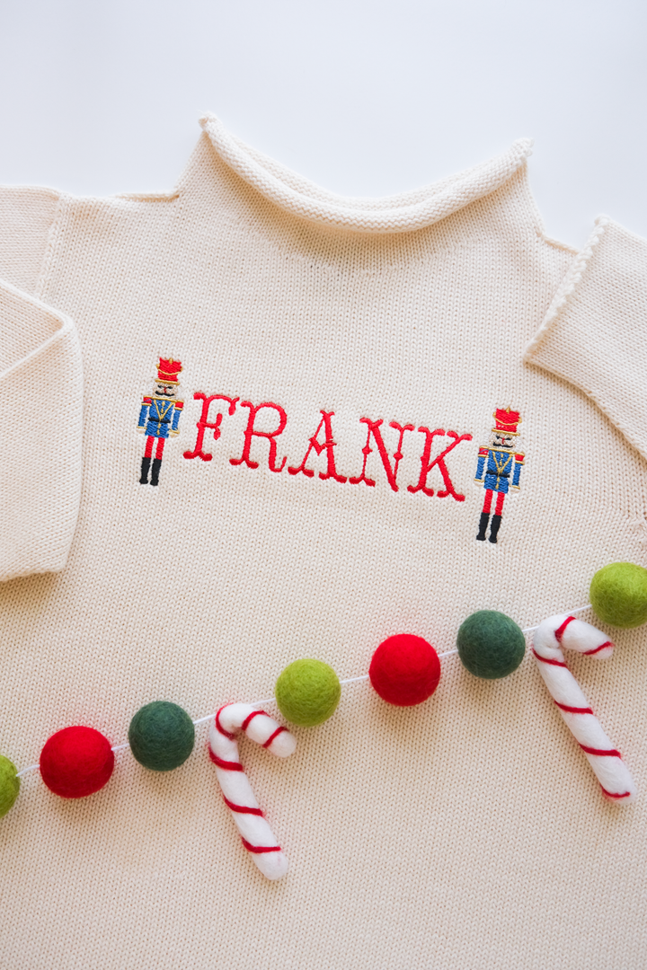 Boys Christmas Rollneck Sweater
