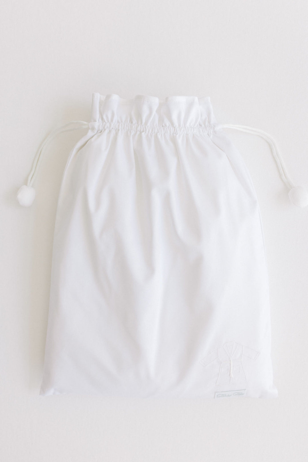 Women’s Luxe Bathrobe- White Scallops